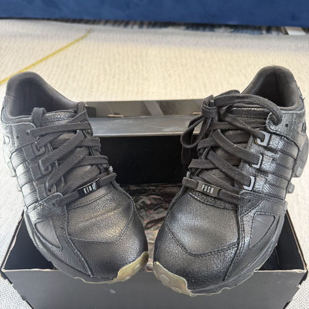 Adidas EQT Running Guidance King Push Black Sneakers US 7 Men With Box